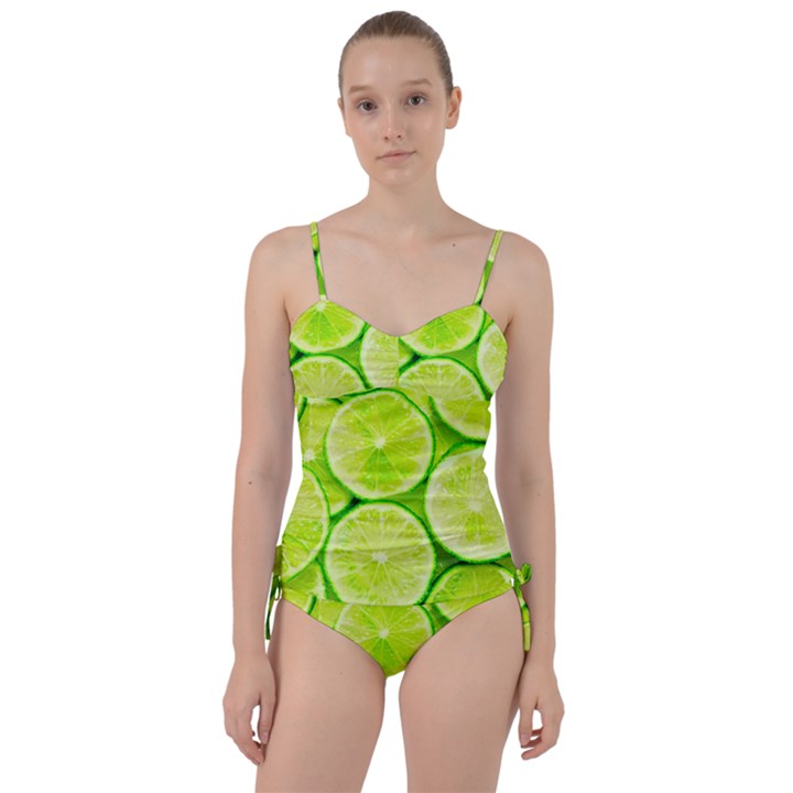 LIMES 3 Sweetheart Tankini Set