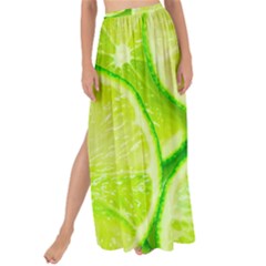 Limes 3 Maxi Chiffon Tie-up Sarong by trendistuff