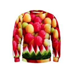 Melon Balls Kids  Sweatshirt by trendistuff