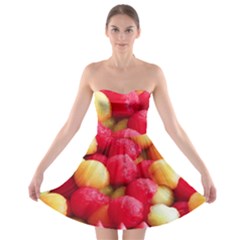 MELON BALLS Strapless Bra Top Dress