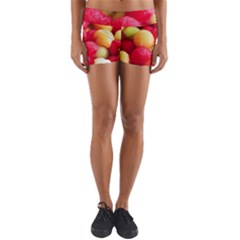 Melon Balls Yoga Shorts by trendistuff