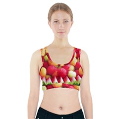 Melon Balls Sports Bra With Pocket by trendistuff