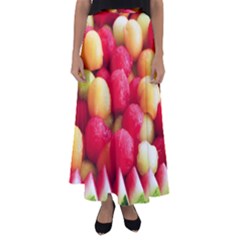 MELON BALLS Flared Maxi Skirt