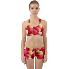 Melon Balls Back Web Gym Set by trendistuff