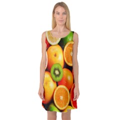 Mixed Fruit 1 Sleeveless Satin Nightdress by trendistuff