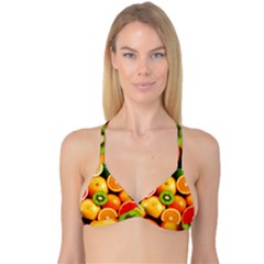 Mixed Fruit 1 Reversible Tri Bikini Top by trendistuff