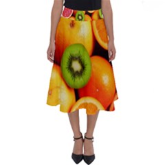 Mixed Fruit 1 Perfect Length Midi Skirt by trendistuff