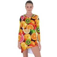 Mixed Fruit 1 Asymmetric Cut-out Shift Dress by trendistuff