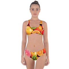 Mixed Fruit 1 Criss Cross Bikini Set by trendistuff