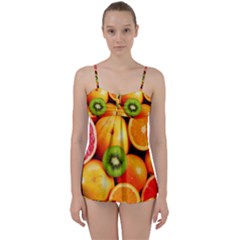 Mixed Fruit 1 Babydoll Tankini Set by trendistuff