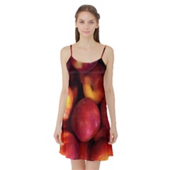 Nectarines Satin Night Slip by trendistuff