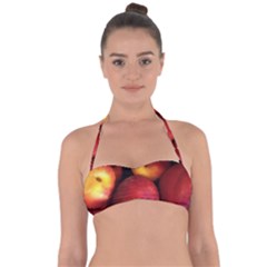 Nectarines Halter Bandeau Bikini Top by trendistuff