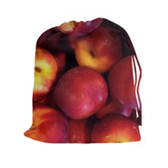 Nectarines Drawstring Pouches (xxl) by trendistuff