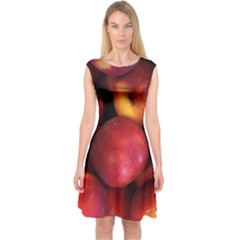 Nectarines Capsleeve Midi Dress by trendistuff