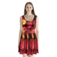 Nectarines Split Back Mini Dress  by trendistuff