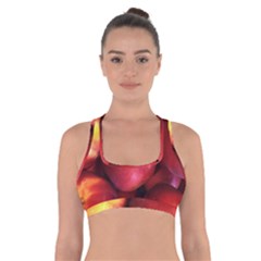 Nectarines Cross Back Sports Bra by trendistuff