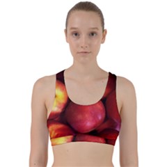 Nectarines Back Weave Sports Bra by trendistuff