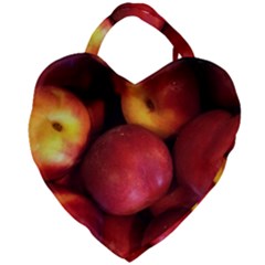 Nectarines Giant Heart Shaped Tote by trendistuff