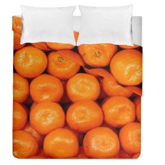 Oranges 1 Duvet Cover Double Side (queen Size) by trendistuff