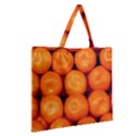 ORANGES 1 Zipper Large Tote Bag View2