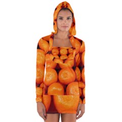 Oranges 1 Long Sleeve Hooded T-shirt by trendistuff