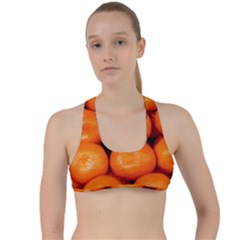 Oranges 1 Criss Cross Racerback Sports Bra