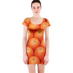 Oranges 2 Short Sleeve Bodycon Dress by trendistuff