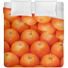 Oranges 2 Duvet Cover Double Side (king Size) by trendistuff