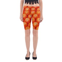 Oranges 2 Yoga Cropped Leggings by trendistuff