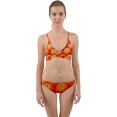 Oranges 2 Wrap Around Bikini Set by trendistuff