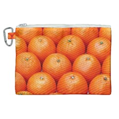 Oranges 2 Canvas Cosmetic Bag (xl) by trendistuff