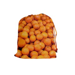 Oranges 3 Drawstring Pouches (large)  by trendistuff