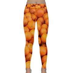 Oranges 3 Classic Yoga Leggings by trendistuff