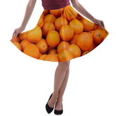 Oranges 3 A-line Skater Skirt by trendistuff