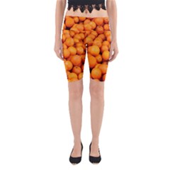 Oranges 3 Yoga Cropped Leggings by trendistuff