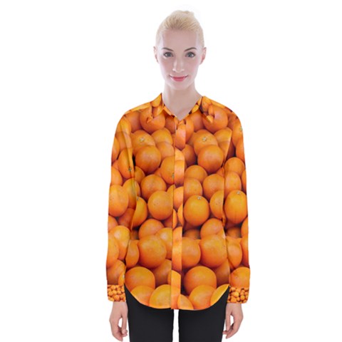 Oranges 3 Womens Long Sleeve Shirt by trendistuff