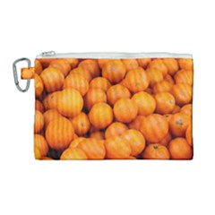 Oranges 3 Canvas Cosmetic Bag (large)