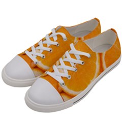 Oranges 4 Women s Low Top Canvas Sneakers by trendistuff