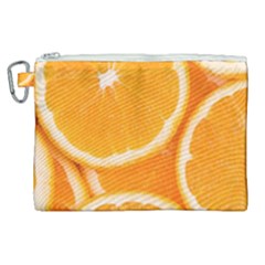 Oranges 4 Canvas Cosmetic Bag (xl)