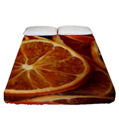 Oranges 5 Fitted Sheet (king Size) by trendistuff