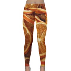 Oranges 5 Classic Yoga Leggings by trendistuff