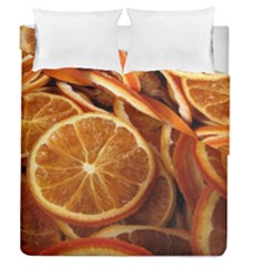 Oranges 5 Duvet Cover Double Side (queen Size) by trendistuff