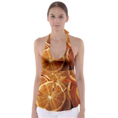 Oranges 5 Babydoll Tankini Top by trendistuff