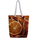 ORANGES 5 Full Print Rope Handle Tote (Small) View2