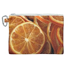 Oranges 5 Canvas Cosmetic Bag (xl) by trendistuff