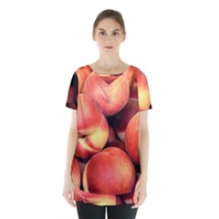 Peaches 1 Skirt Hem Sports Top by trendistuff