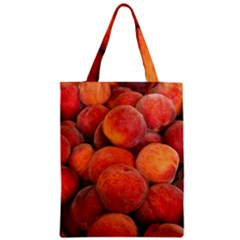 Peaches 2 Zipper Classic Tote Bag by trendistuff