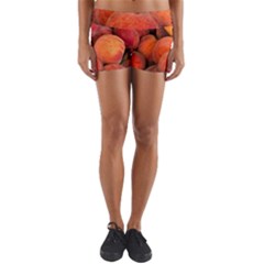 Peaches 2 Yoga Shorts by trendistuff