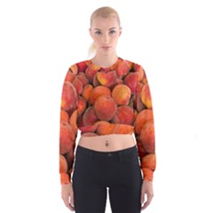 Peaches 2 Cropped Sweatshirt by trendistuff