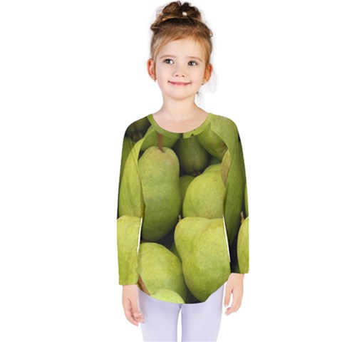 Pears 1 Kids  Long Sleeve Tee by trendistuff